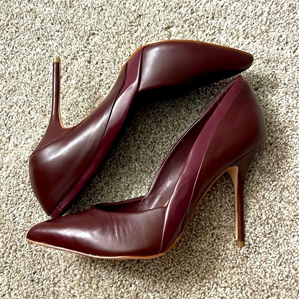 Burgundy Steve Madden Pumps
